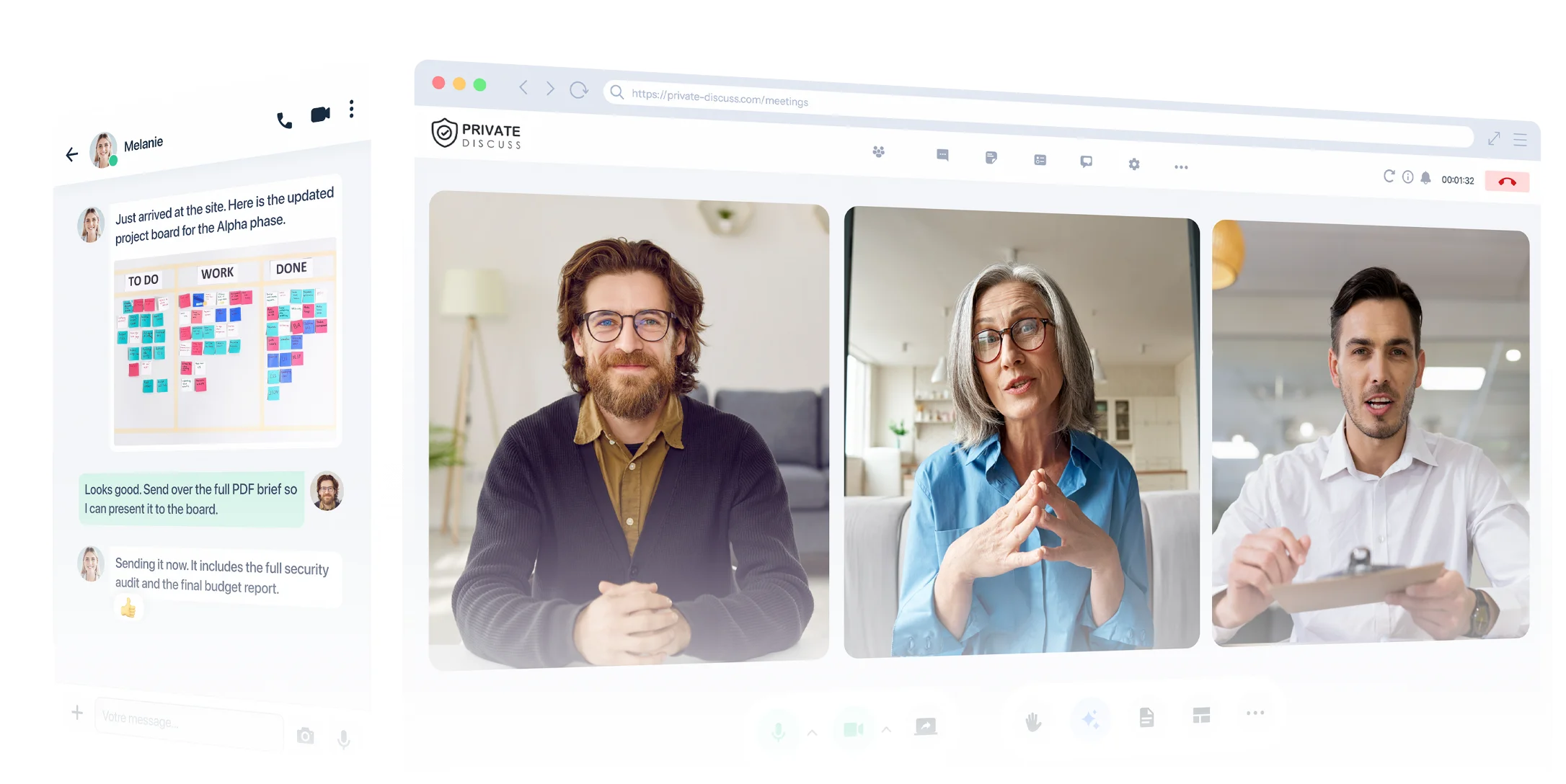 Private Discuss — plateforme de communication sécurisée