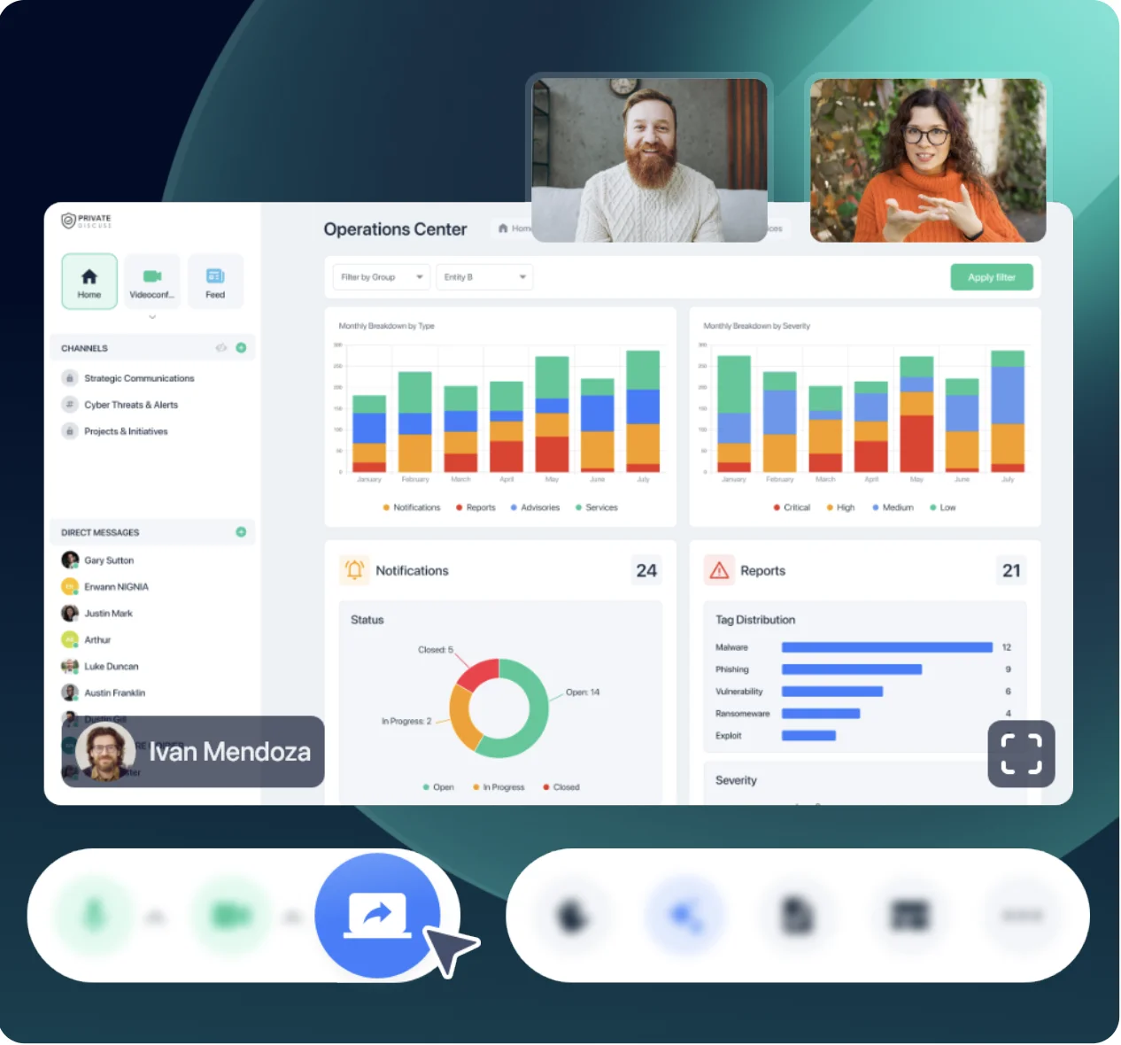 Compartición de pantalla